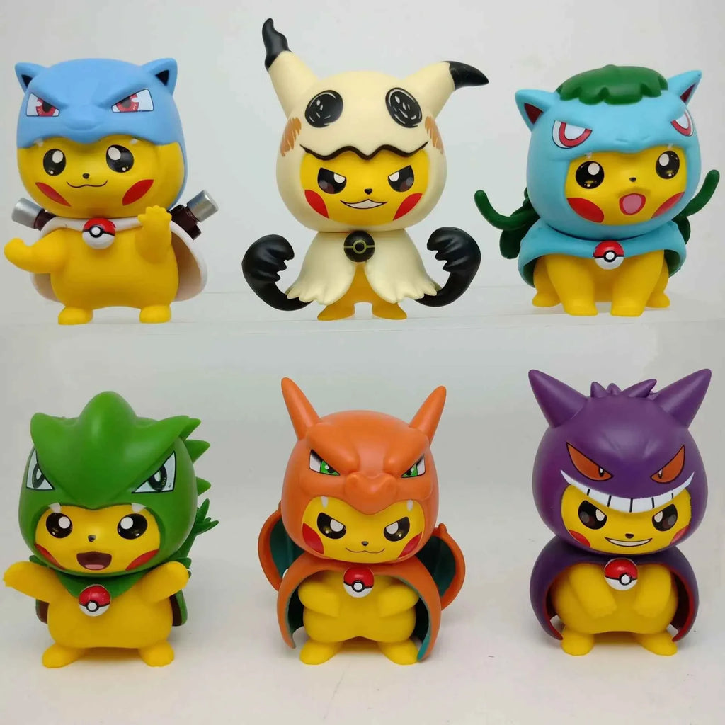 Creative Cartoon Anime Toys Set