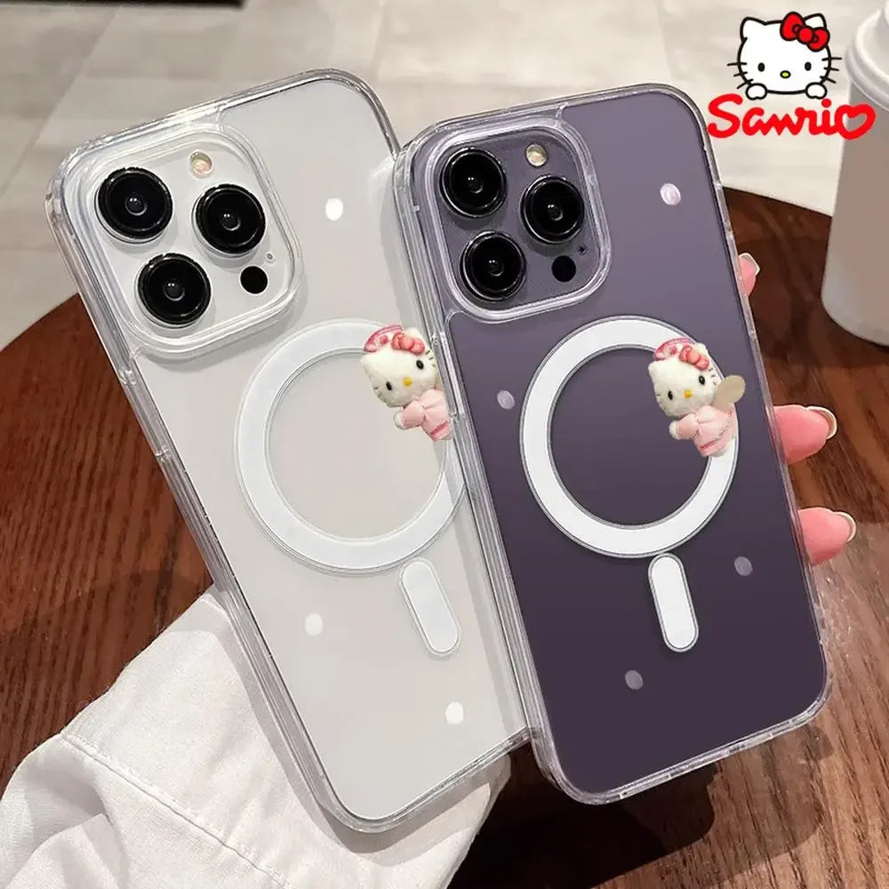 Hellokitty Phone Shell Sanrio Kt Fashion Accessory Gift For Girl