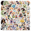 10/30/50pcs Cute Cartoon Girl Anime Stickers Aesthetic Decals Fridge Laptop Phone Scrapbook Diary Decoration Sticker Kids Toys
