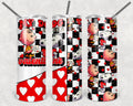 My Dog is My Valentine 20 oz Skinny Tumbler
