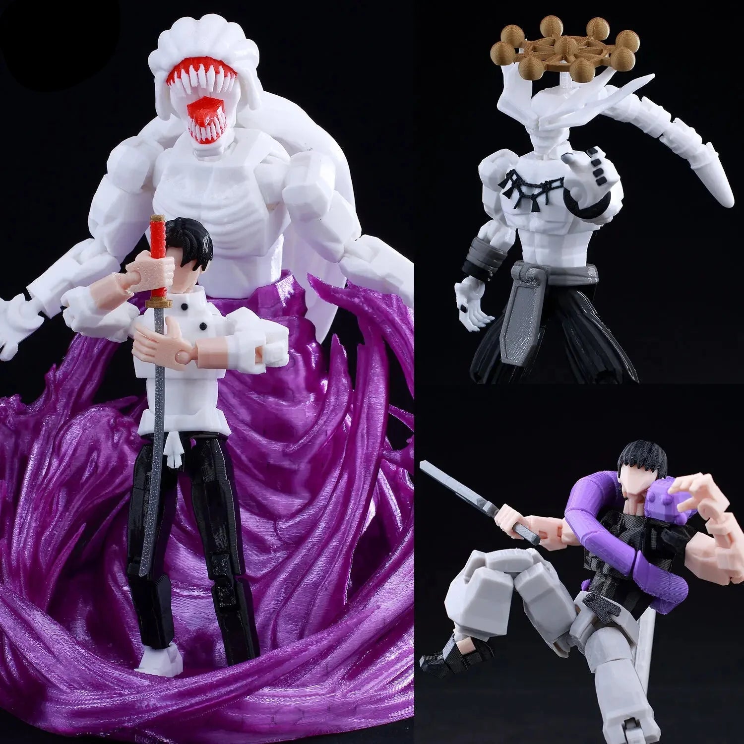 Jujutsu Kaisen 3D Printed Anime Figurine, Gojo Satoru Toji Yuji Sukuna Mahoraga Yuta