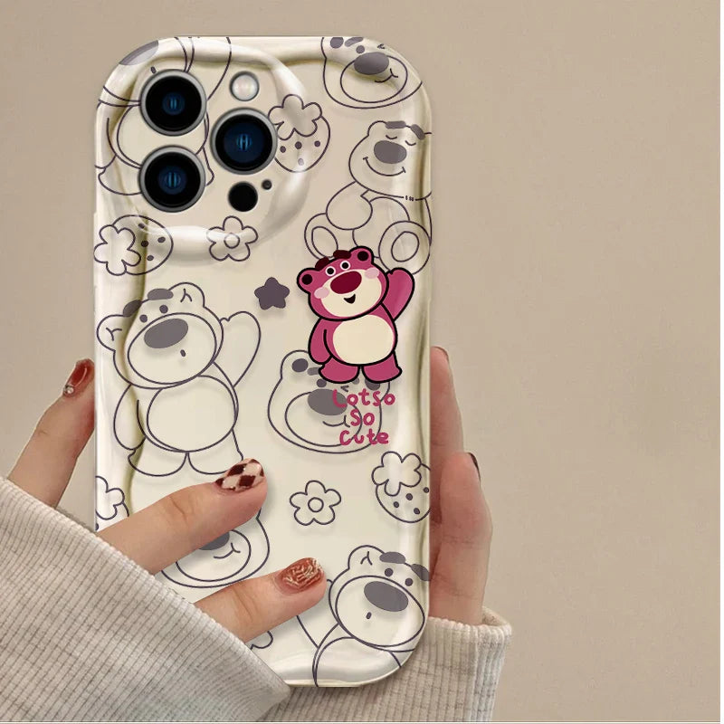 Disney WinniethePooh Strawberry Shortcake Bear Case For iPhone