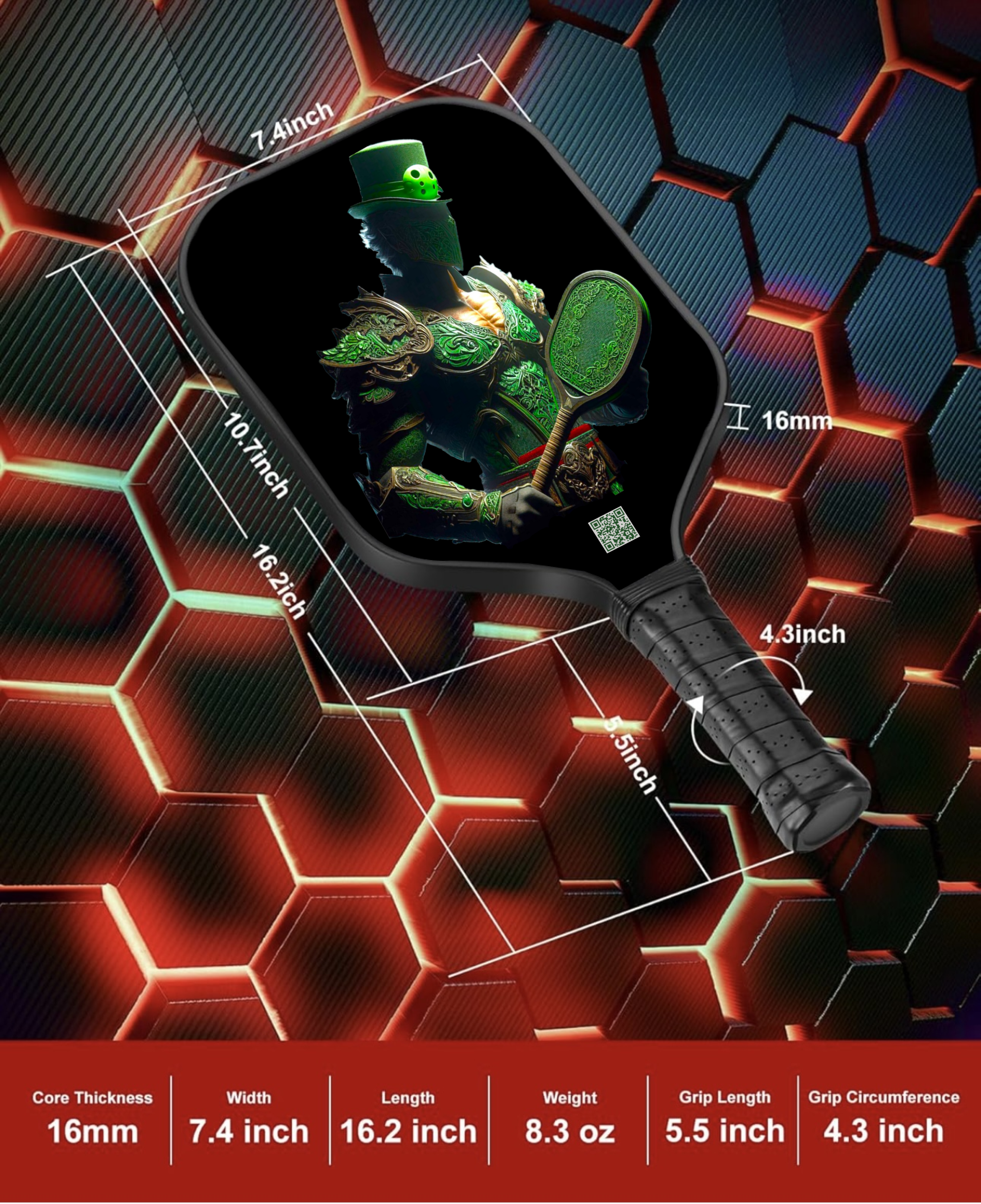 Captain America - Classic #2 -  Pickleball Paddle