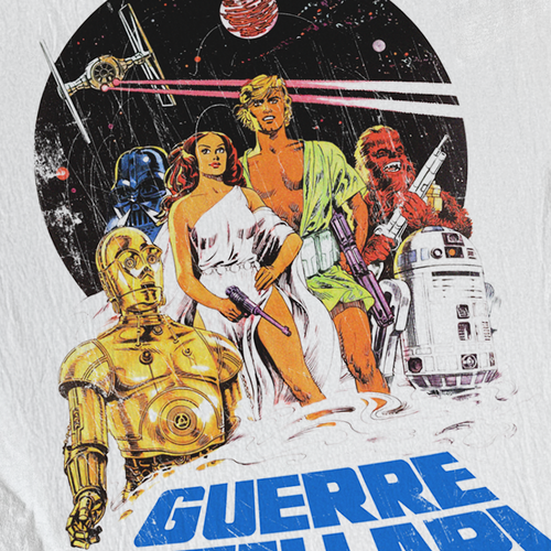 1977 'Star Wars' Italian Promo White T-Shirt