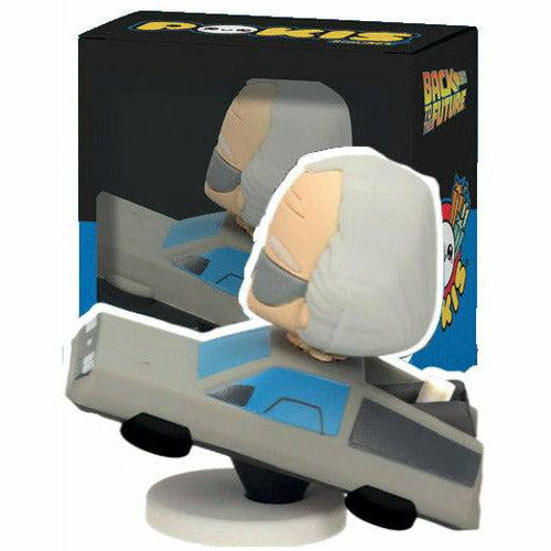 Back to the Future Doc Brown in DeLorean Pokis Mini-Figure