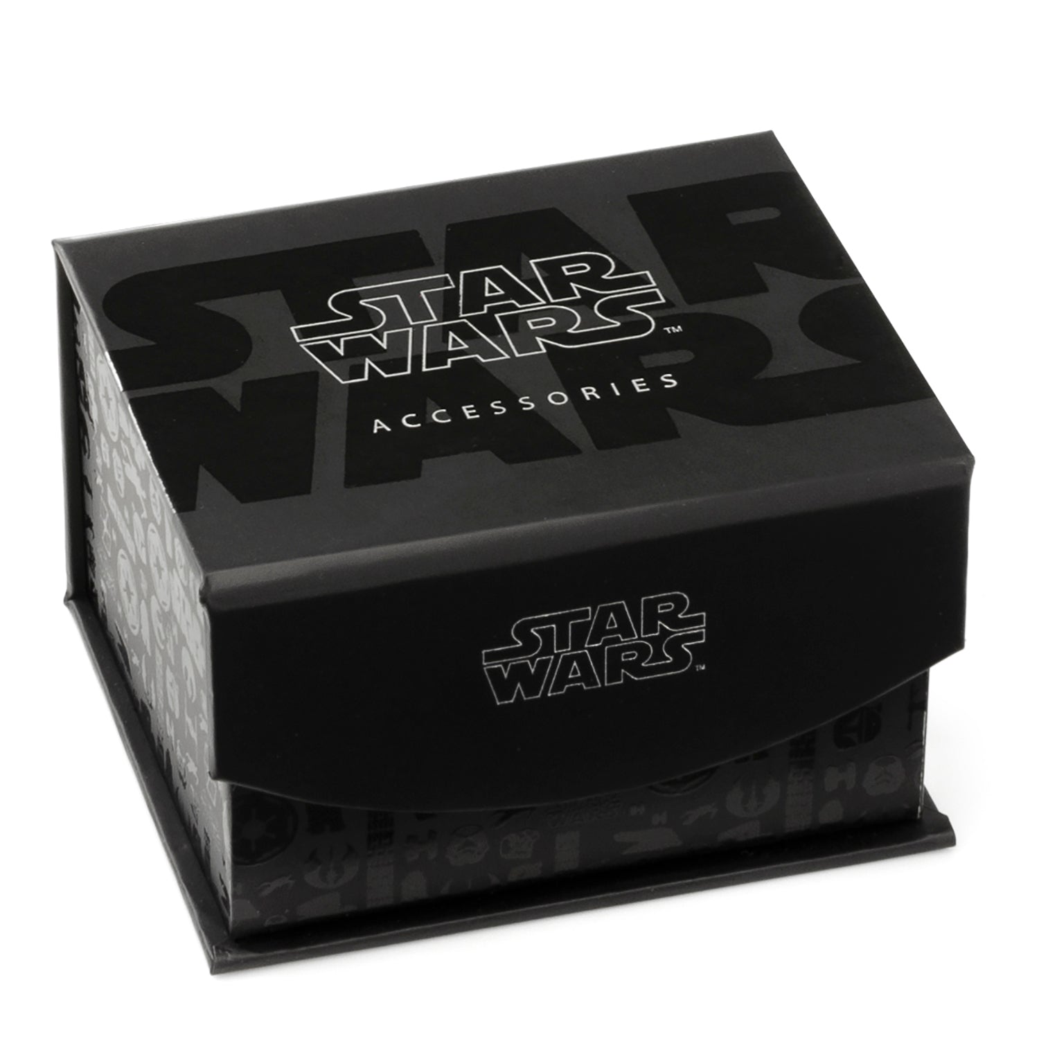 Star Wars Imperial Crest Satin Black Tie Bar
