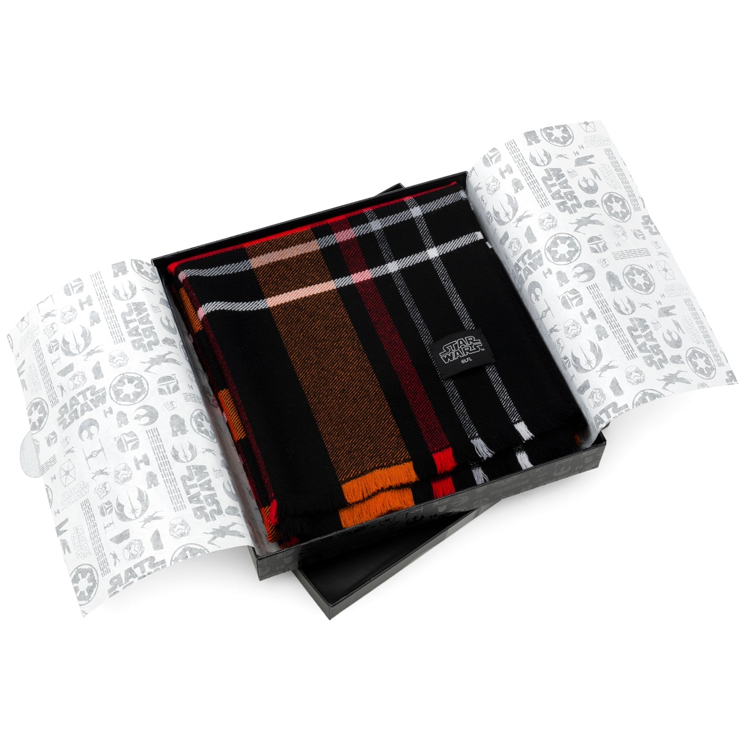 Star Wars Darth Vader Black Tartan Scarf