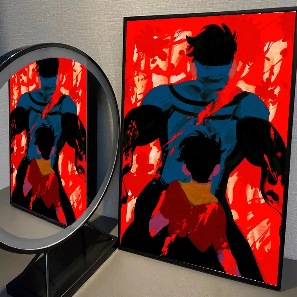 Super-Man Us Anime I-Invincible Poster HD Posters Home Room Bar Cafe Decor Art Wall Painting Picture