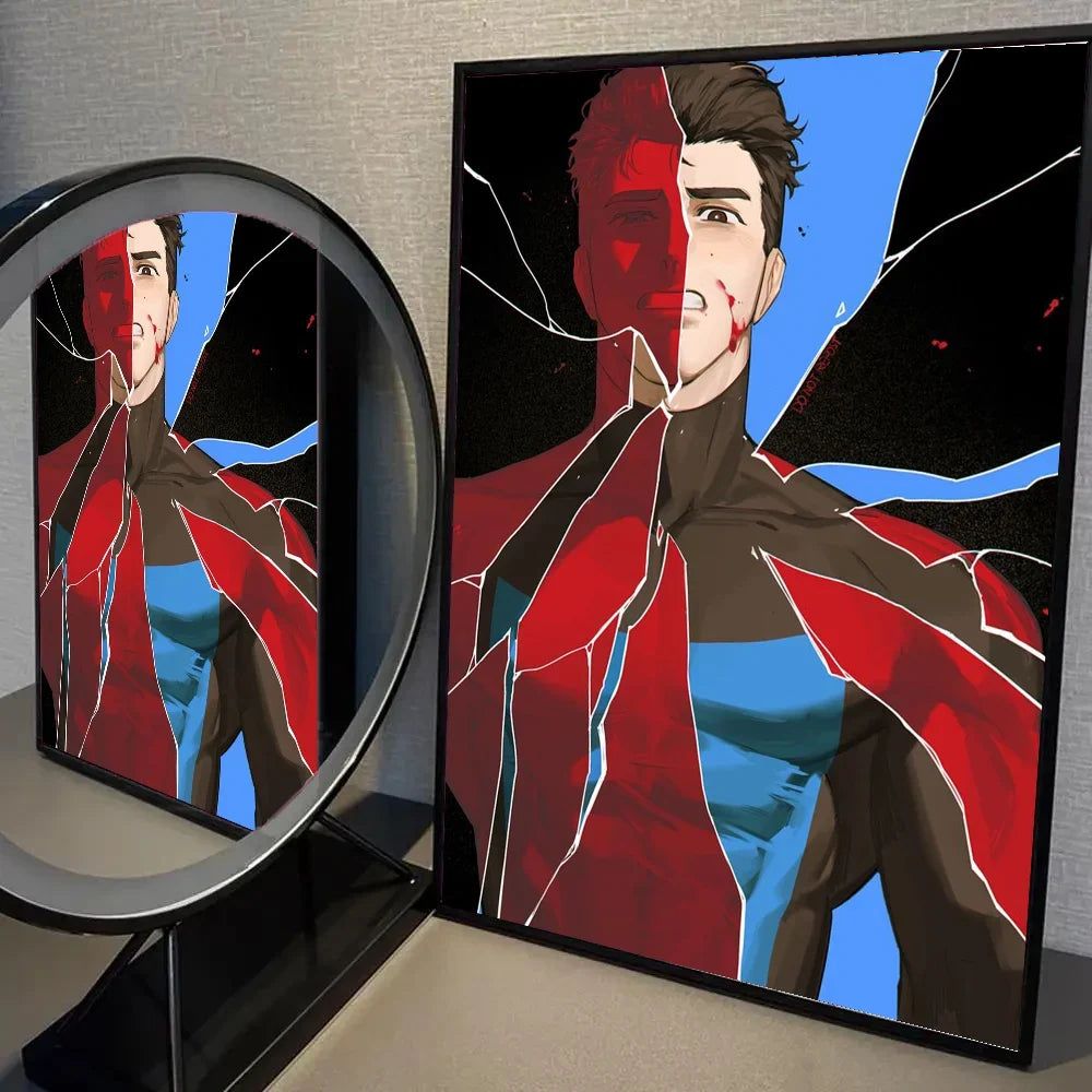 Super-Man Us Anime I-Invincible Poster HD Posters Home Room Bar Cafe Decor Art Wall Painting Picture