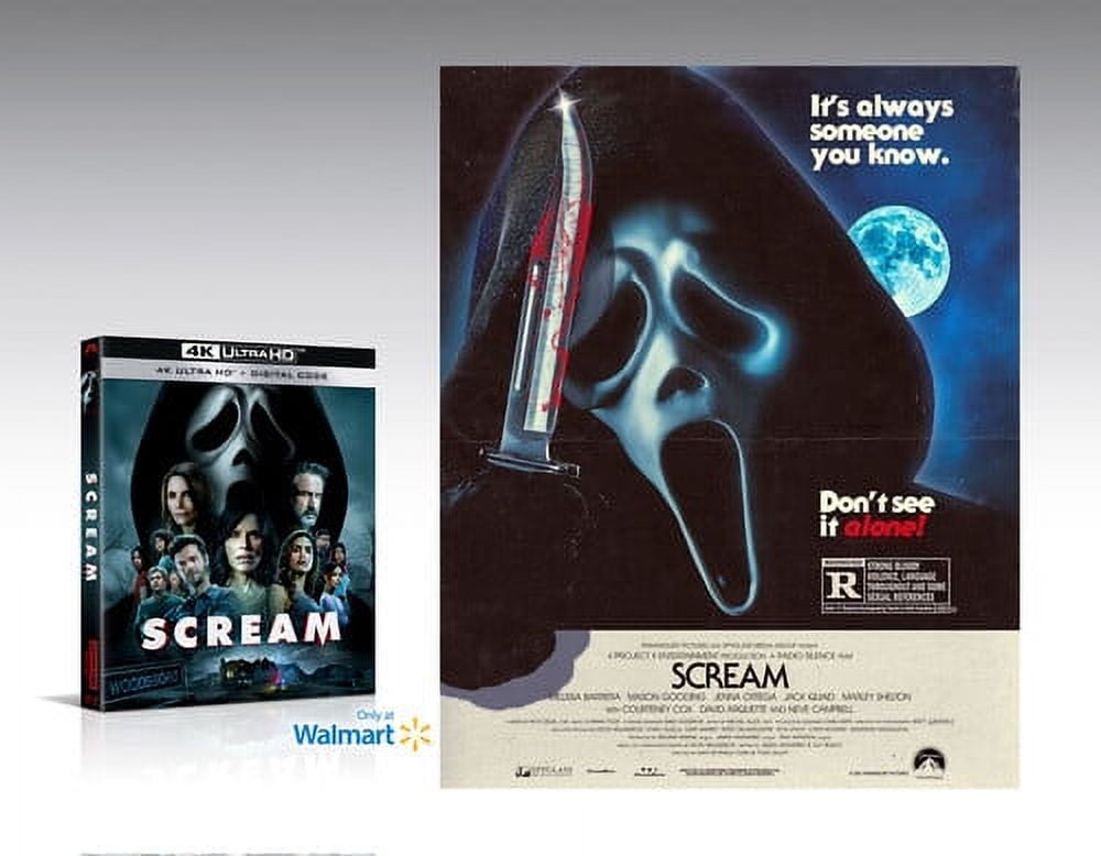 Scream (2022) [4K Ultra HD + Movie Poster]