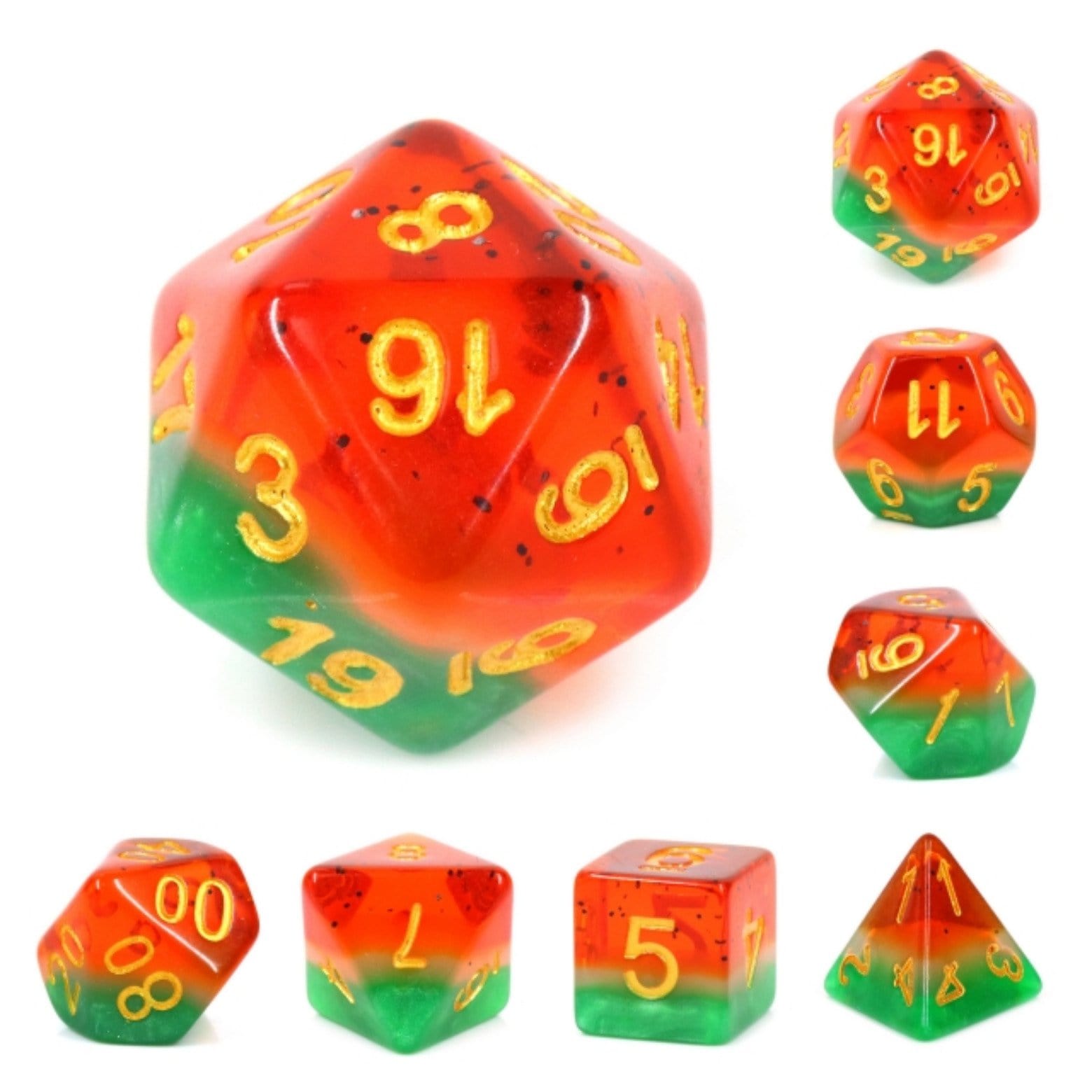 Watermelon RPG Dice Set