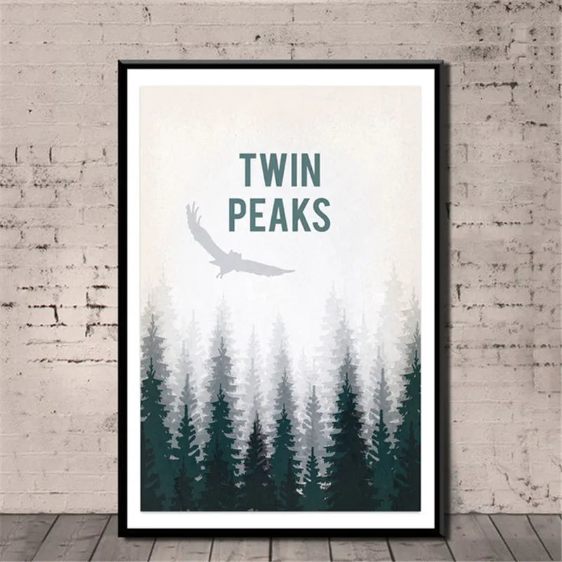 Twin Peaks TV Series Shows Classic Movie Anime Poster And Prints Canvas Painting Art Wall Pictures For Living Room Home Decor