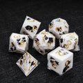 Kickstarter Dice – Border Collie Resin DND Dice Set