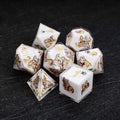 Kickstarter Dice – Canine Legends French Bulldog Resin DND Dice Set | Cute Guardian Dice for RPG Adventures