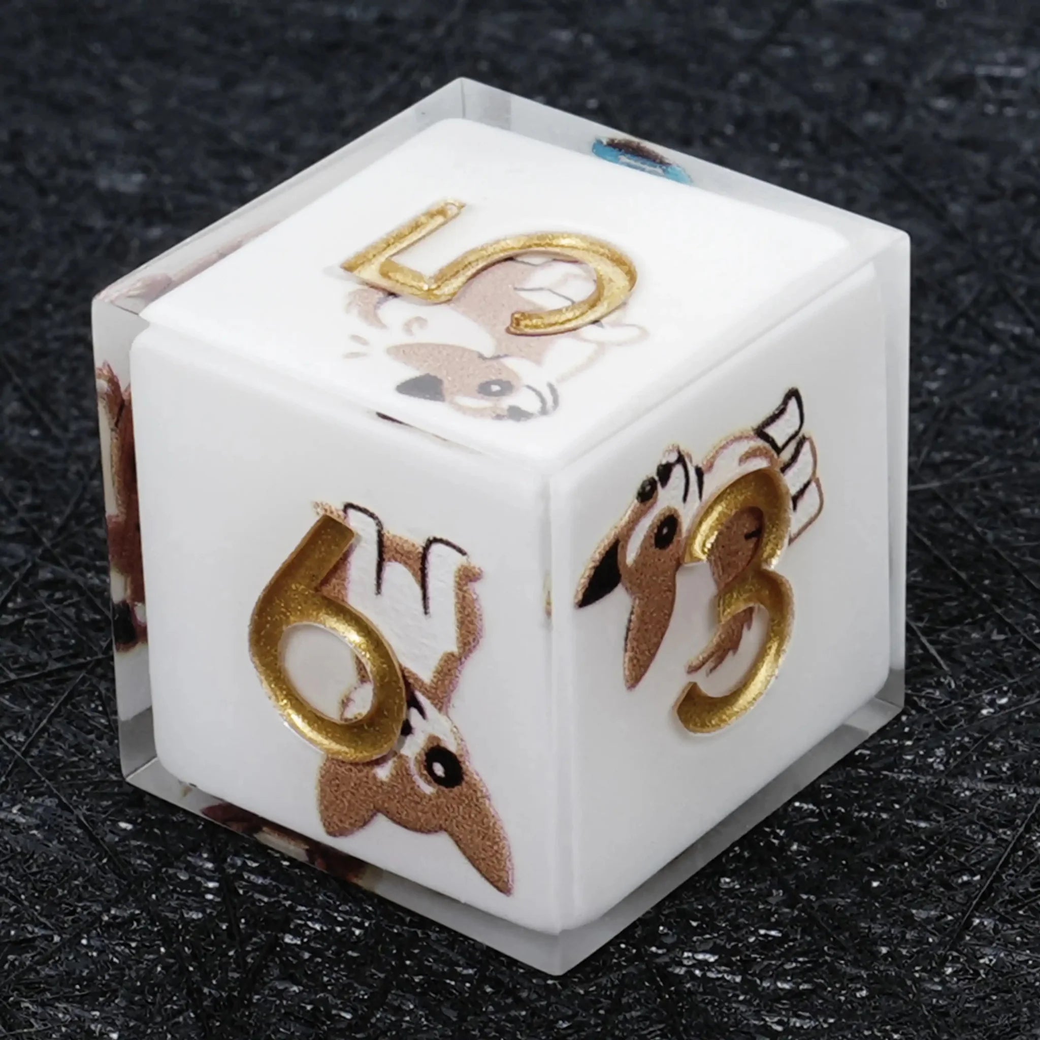 Kickstarter Dice – Canine Legends Chihuahua Resin DND Dice Set
