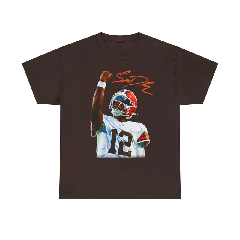 Shedeur Sanders 'Celly' T-Shirt - The World's Best "Time" Celebration Tee, Streetwear