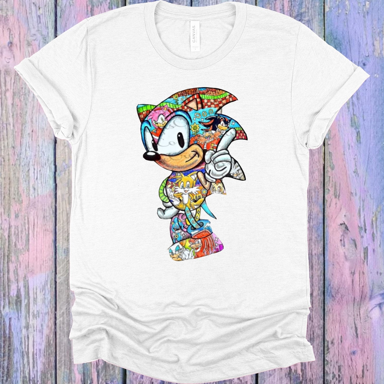 Sonic Collage Graphic Tee