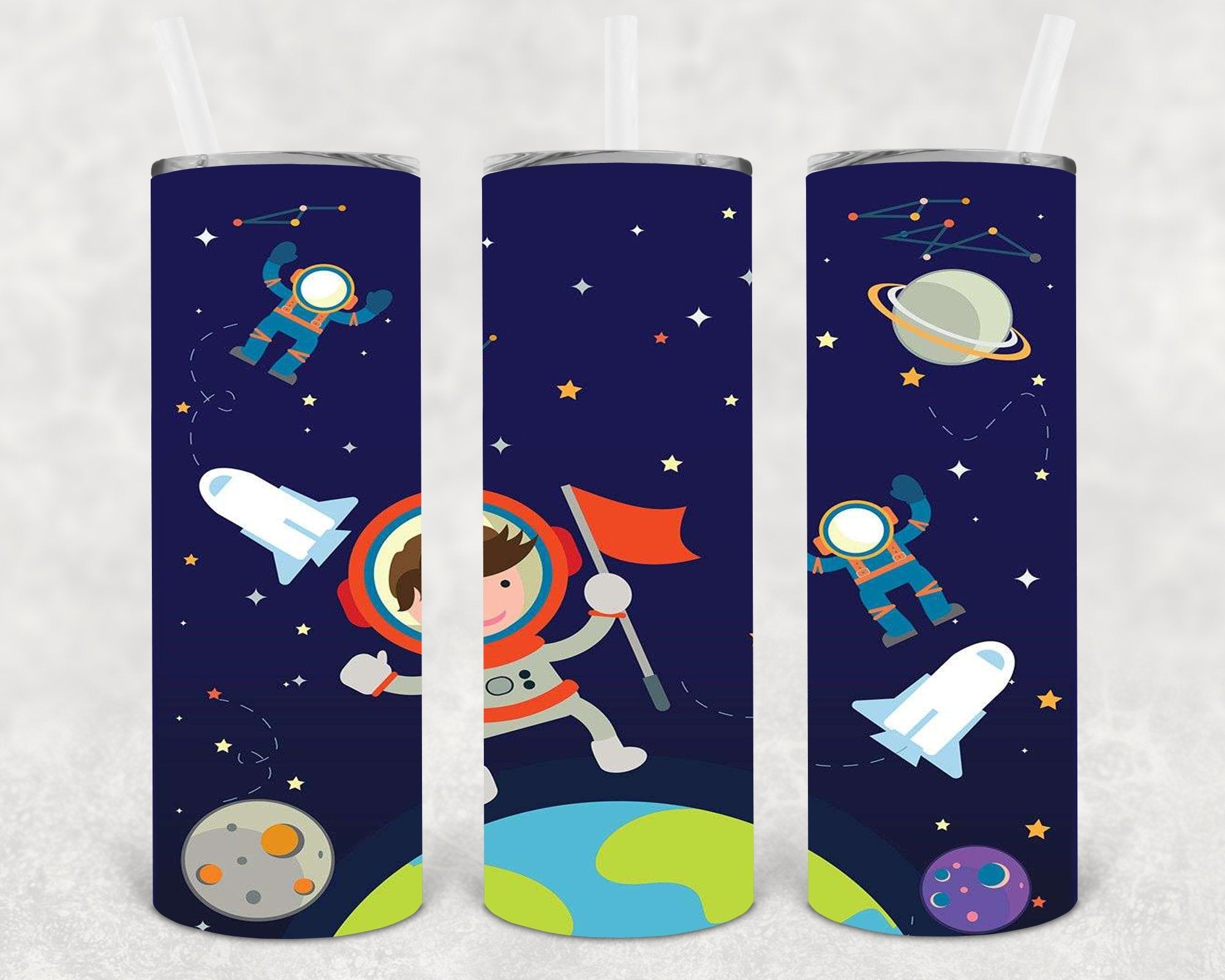 Space 20 oz Skinny Tumbler