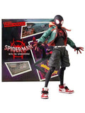 Spiderman Miles Morales Figure, Marvel Spider-Man Spider Verse Figurine 5 in