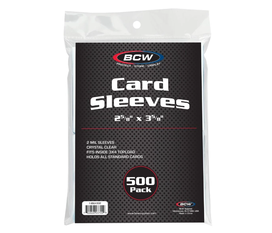 Standard Size Sleeves - 100 Pack