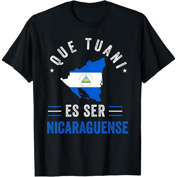 Stylish Heritage Nicaragua Flag T-Shirt – Nicoya Design Tee