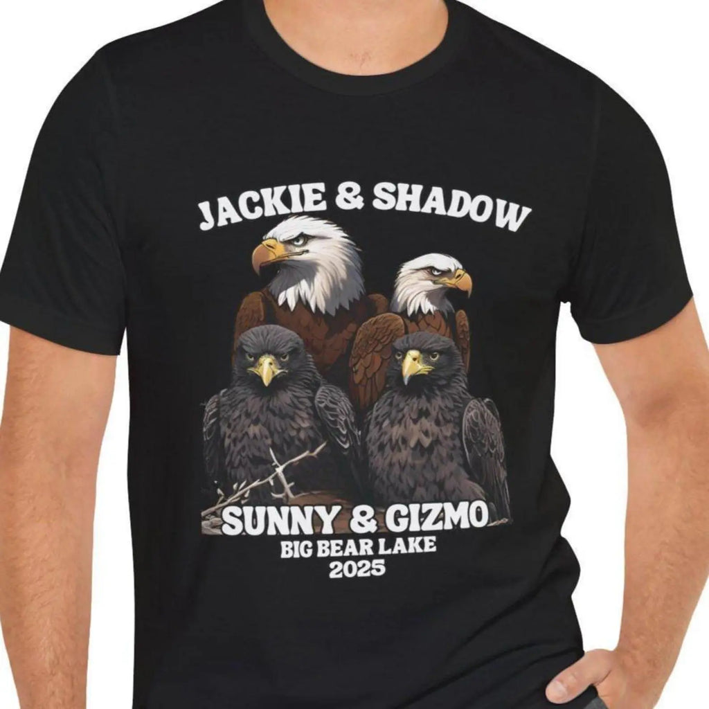 Sunny & Gizmo Bald Eagle T-Shirt – Baby Eaglet Graphic Tee, Unisex Wildlife Lover Shirt Inspired by Jackie & Shadow at Big Bear Lake