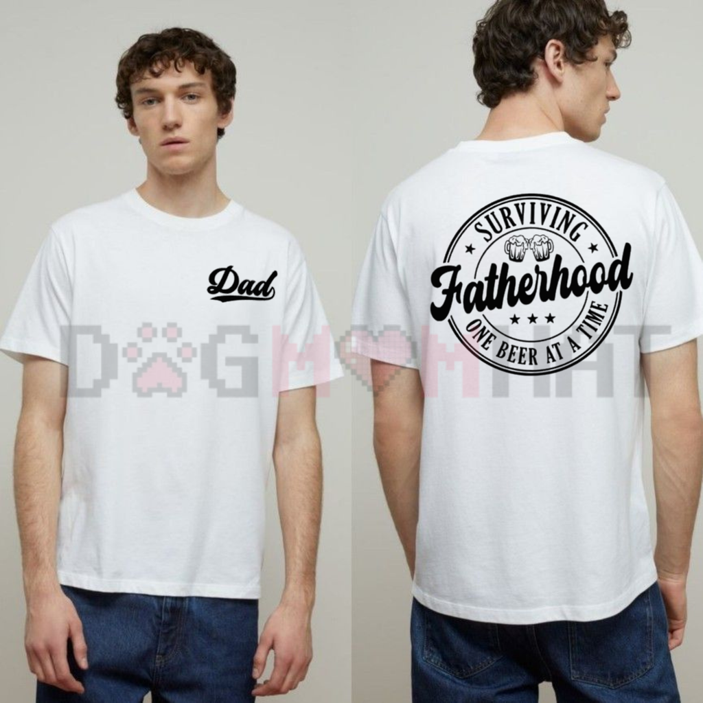 "Surviving Fatherhood One Beer At A Time" T-Shirt