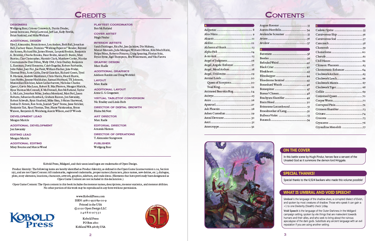 Tome of Beasts II (Hardcover) (5E)