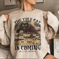 The Yule Cat Is Coming Sweatshirt