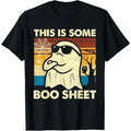 "This is Some Boo Sheet" Funny Ghost T-Shirt - Retro Halloween Men & Women Tee