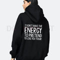 "Too Tired for Fake People" Skeleton Hoodie – Funny Ugly Christmas Sweatshirt, Holiday Season Slogan Pullover, Happy New Year Gift 2025