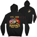 USMC 250th Anniversary Commemorative Hoodie