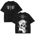 Upper Moon 3 Akaza T-Shirt – Oversized Washed Heavy Cotton Tee