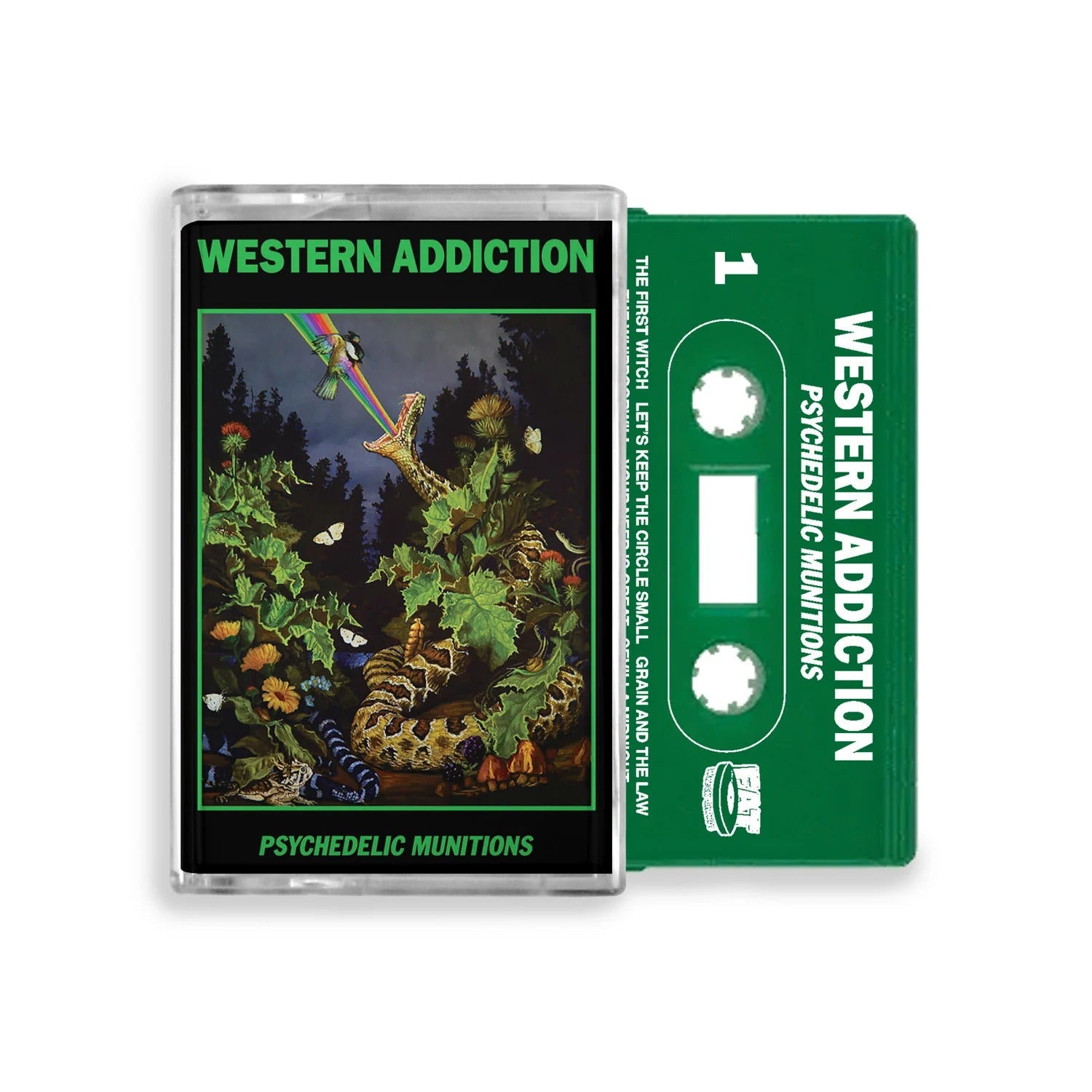 Western Addiction "Psychedelic Munitions" Cassette Tape