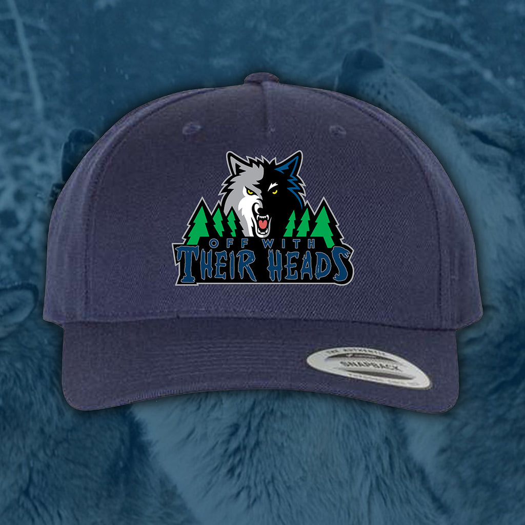 Off With Their Heads "Wolves" Embroidered Snap Back Hats