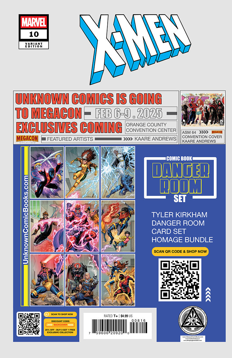 [FOIL] X-Men #10 Kaare Andrews Exclusive Virgin MEGACON 2025 Var (01/29/2025)