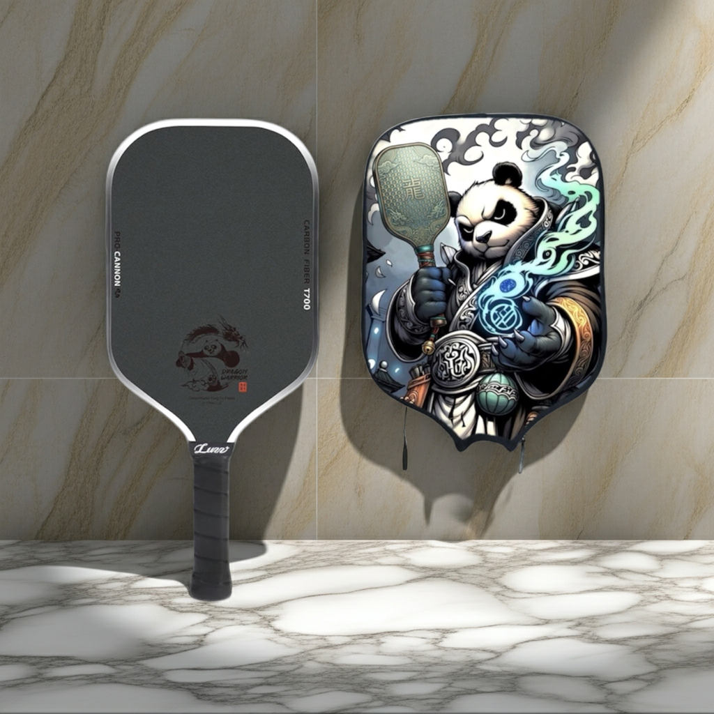 Luzz Kung Fu Panda Cannon Pickleball Paddle & "Master Po" Cover