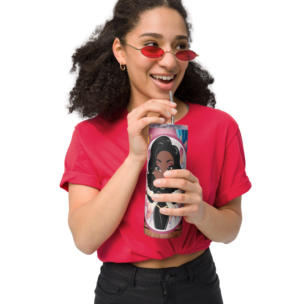 Her Power, Her Voice Metal Tumbler