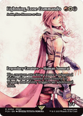 Isshin, Two Heavens as One (FCA-054) - FINAL FANTASY: Through the Ages / Lightning, Lone Commando (Borderless) Foil