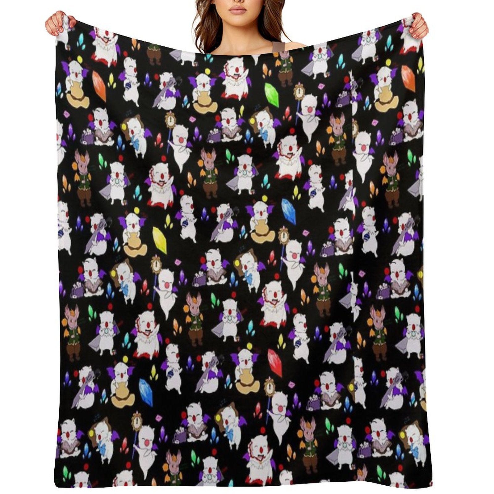 Final Fantasy Moogles Throw Blanket