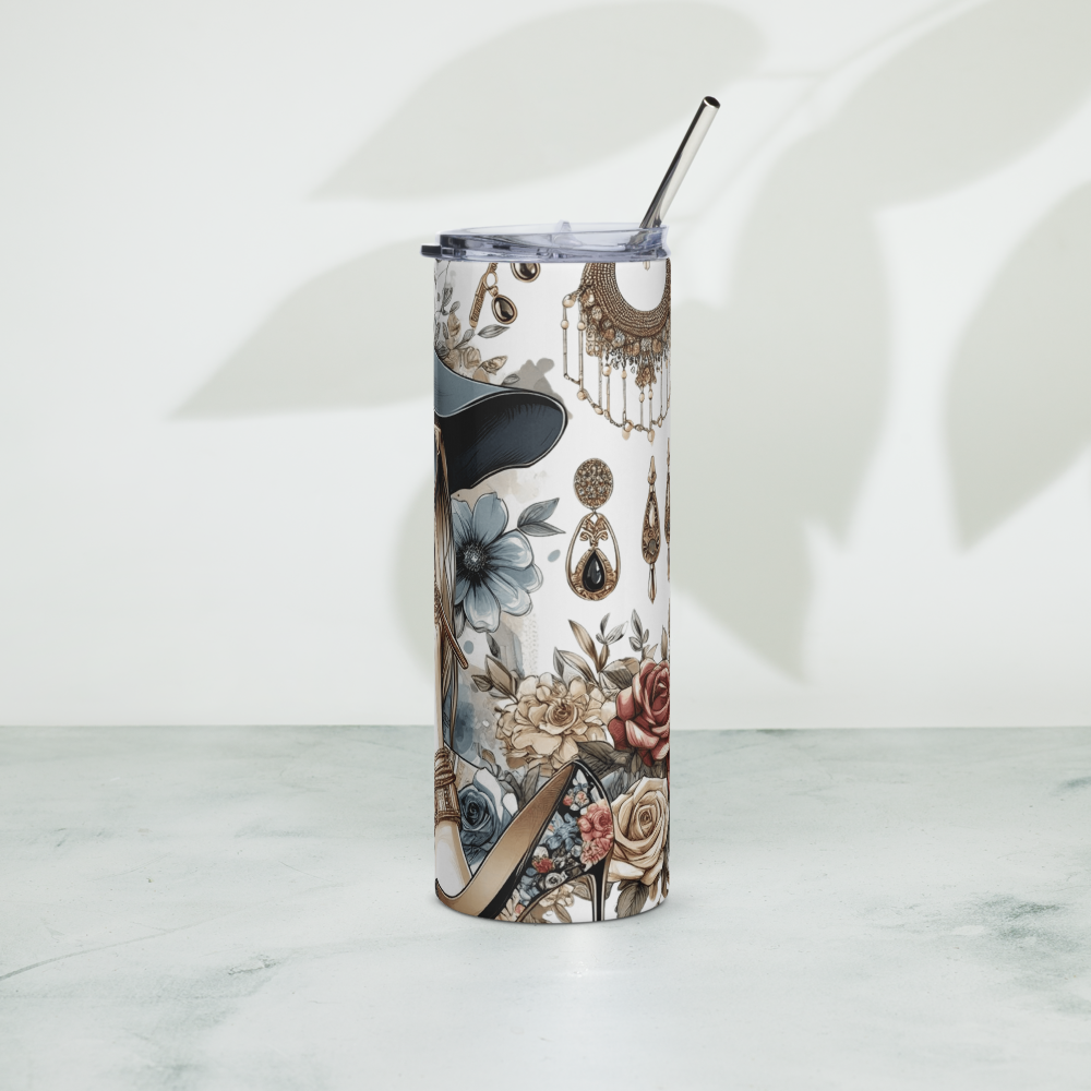 Vintage Elegant Woman Tumbler