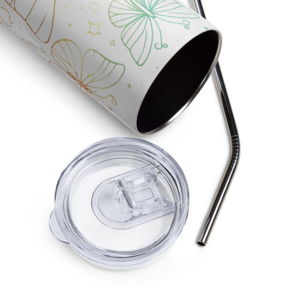 Personalized Butterfly Tumbler