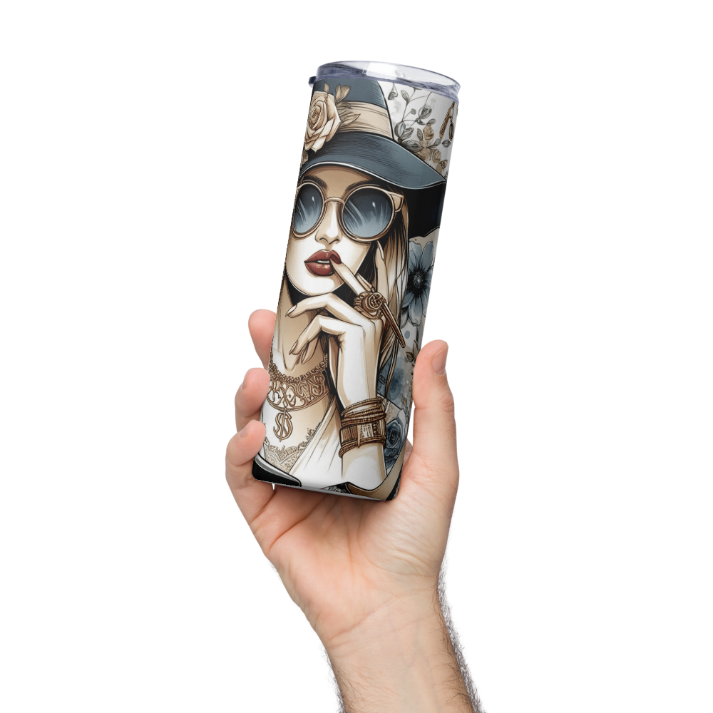 Vintage Elegant Woman Tumbler