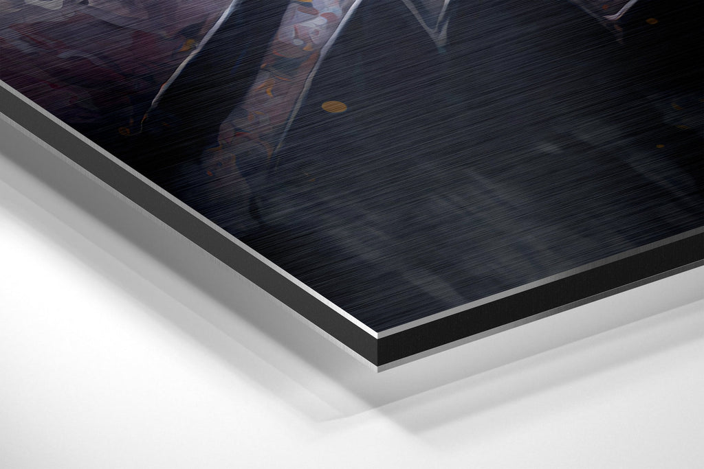 Batman Brushed Aluminum Dibond Wall Art