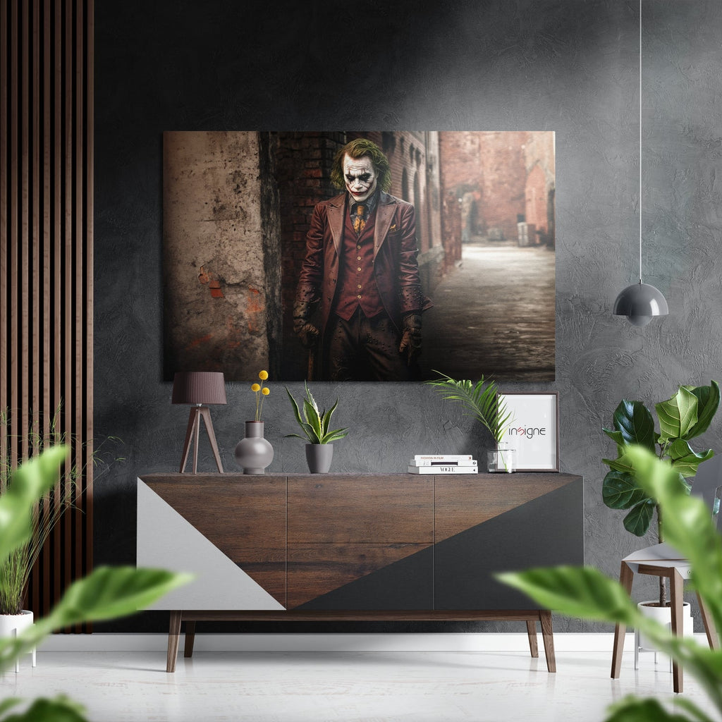 Joker Brushed Aluminum Dibond Wall Art