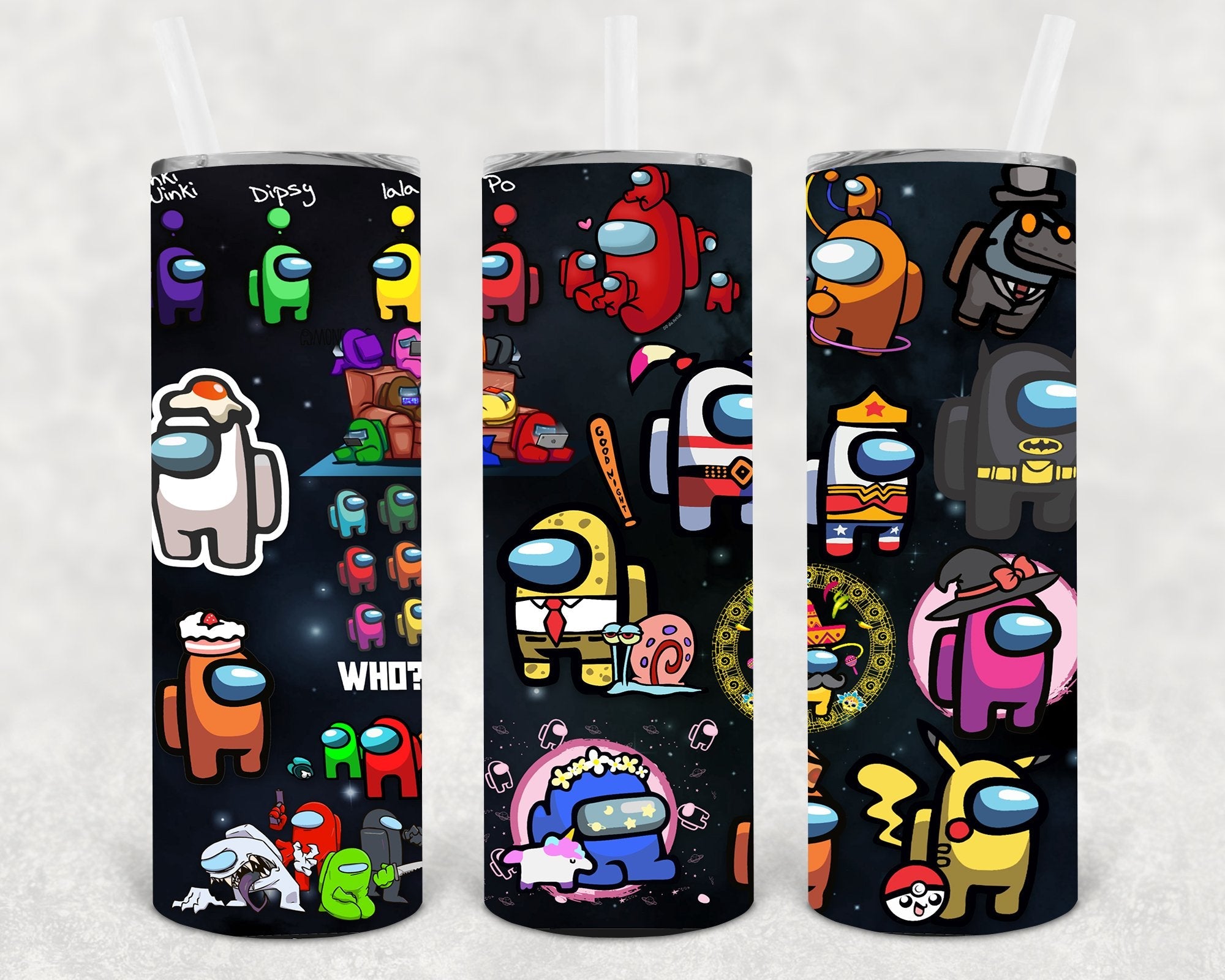 Among Us 20 oz Skinny Tumbler