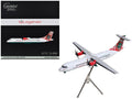 ATR 72-600 Commercial Aircraft "Loganair - Isle of Man's Airline" (G-LMTF) White with Green and Red Plaid Tail "Gemini 200" Series 1/200 Diecast Model Airplane by GeminiJets  free shipping USA