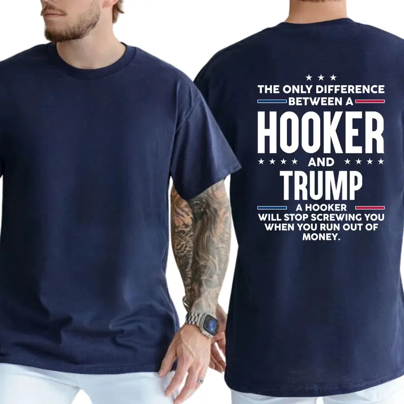 "The Only Difference" Political Satire T-Shirt