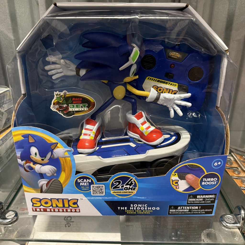 Sonic the Hedgehog Free Rider RC Remote Control Skateboard with Turbo Boost