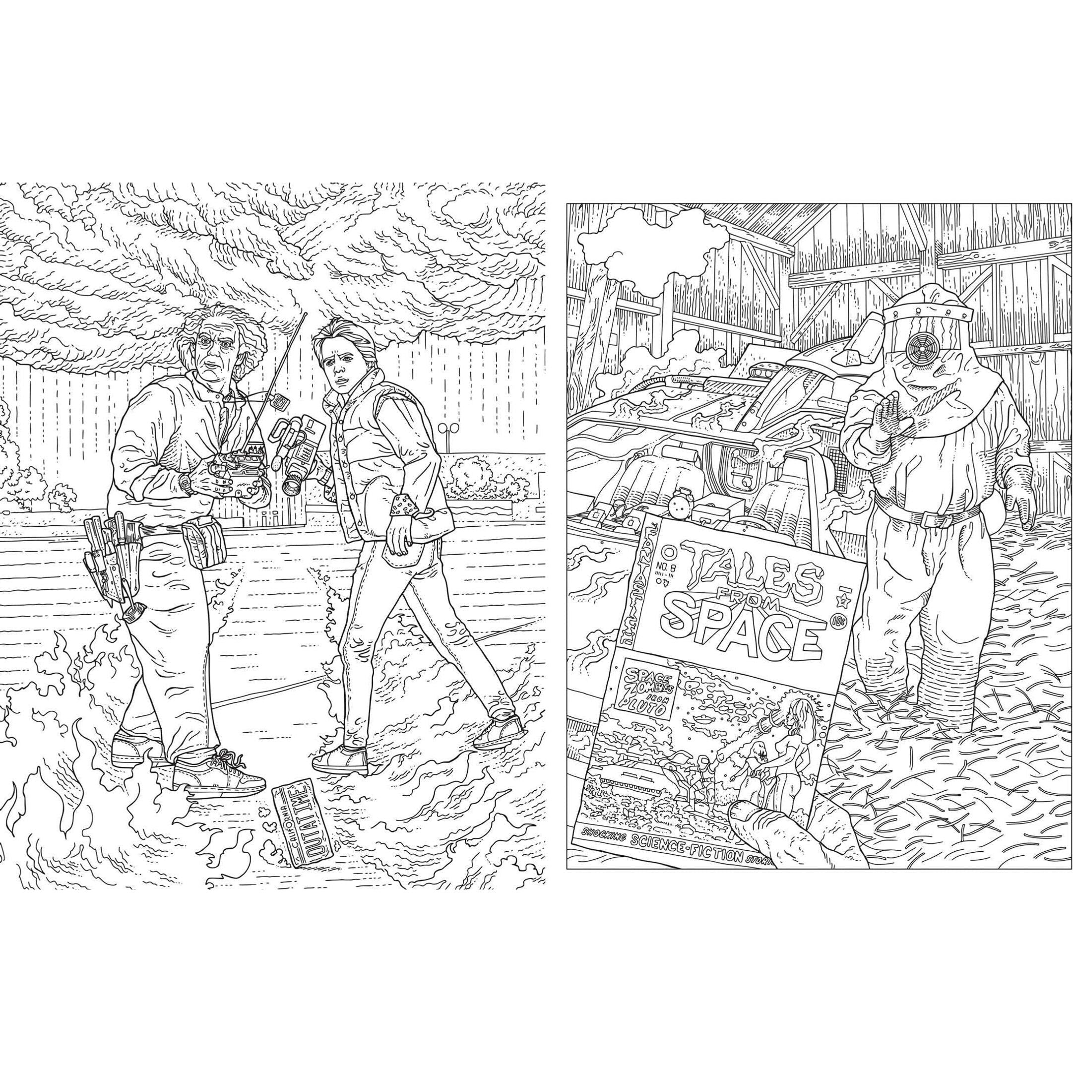 Back to the Future: The Official Coloring Book [2023]